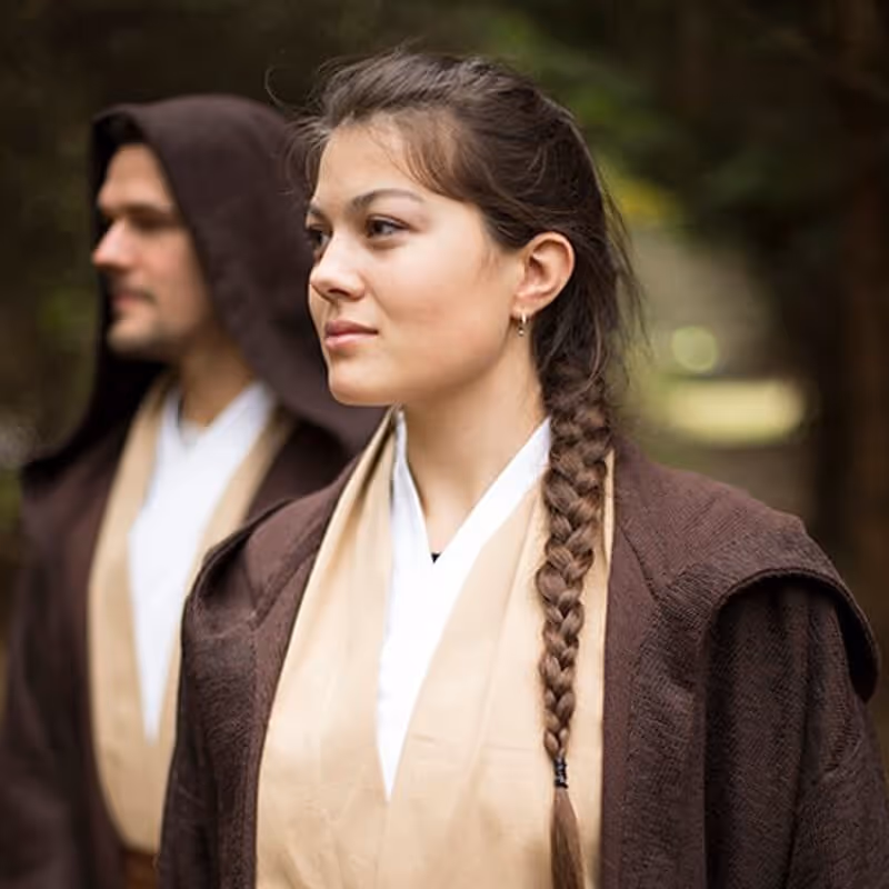 Jedi in traditional attire